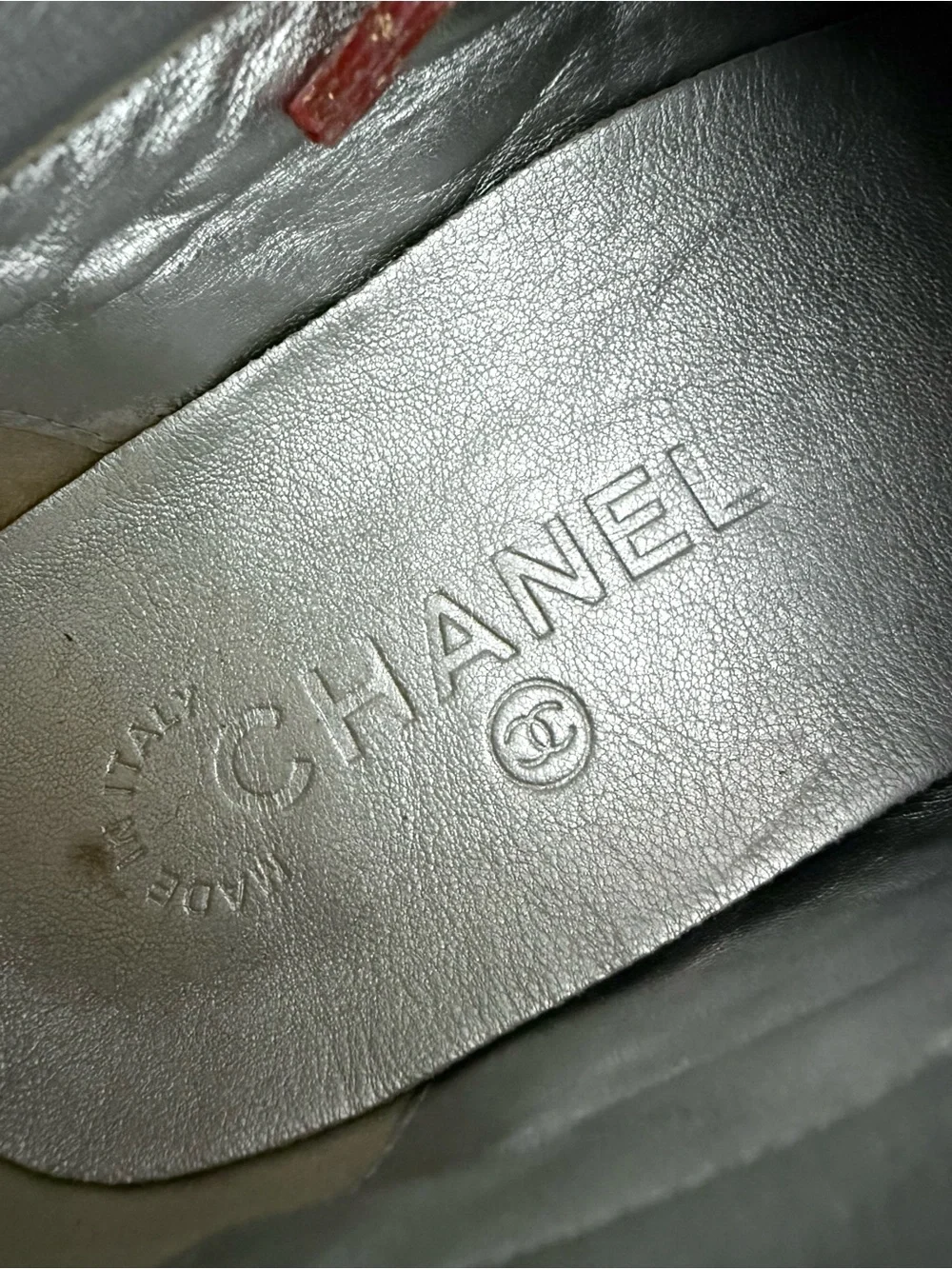 CHANEL Multicolor Tweed Leather CC Low Top Sneakers